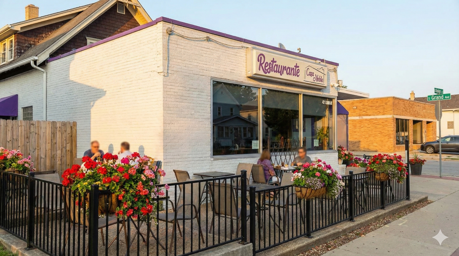 Casa Noble restaurant exterior in downtown Waukesha
