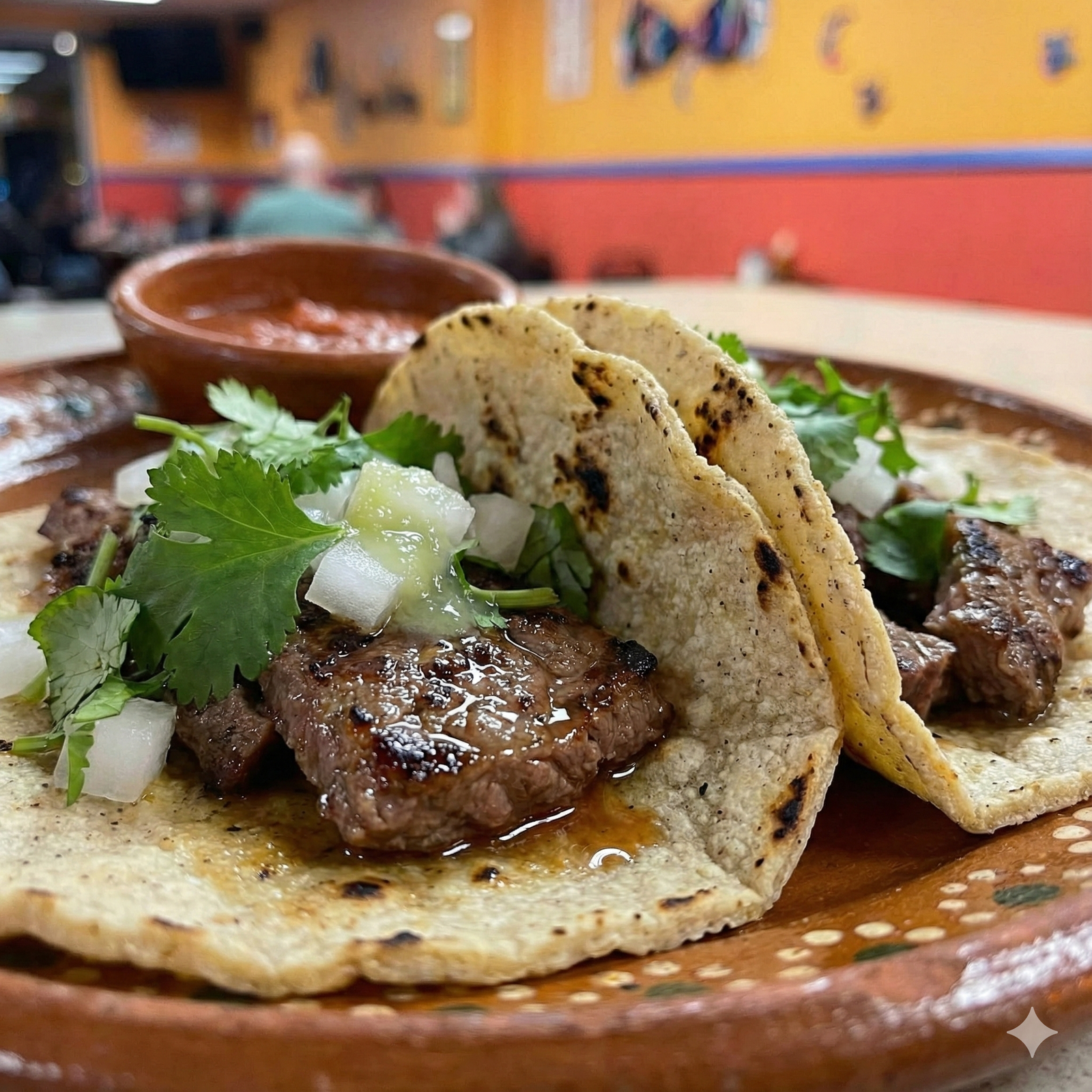 Chef Juan Carlos's handmade tacos